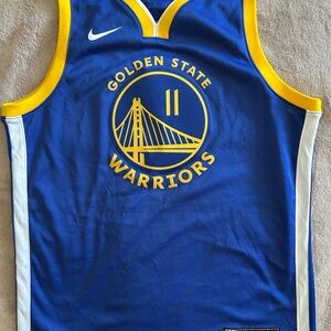 Golden State Warriors Blue and Yellow Jersey
